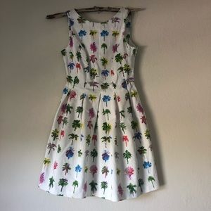 ZARA palm tree dress